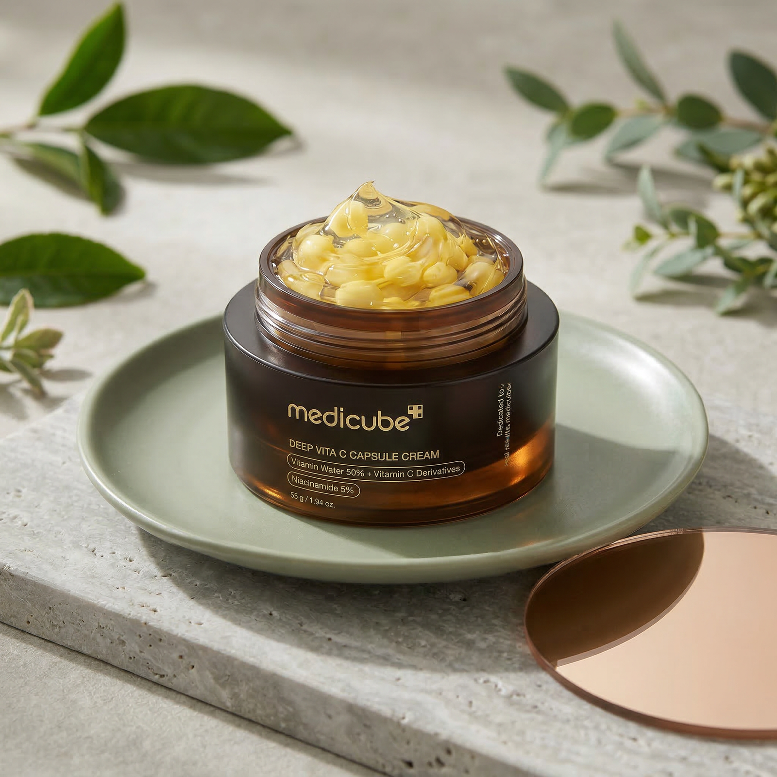 Radiância e Tom Uniforme com Cápsulas de Vitamina C